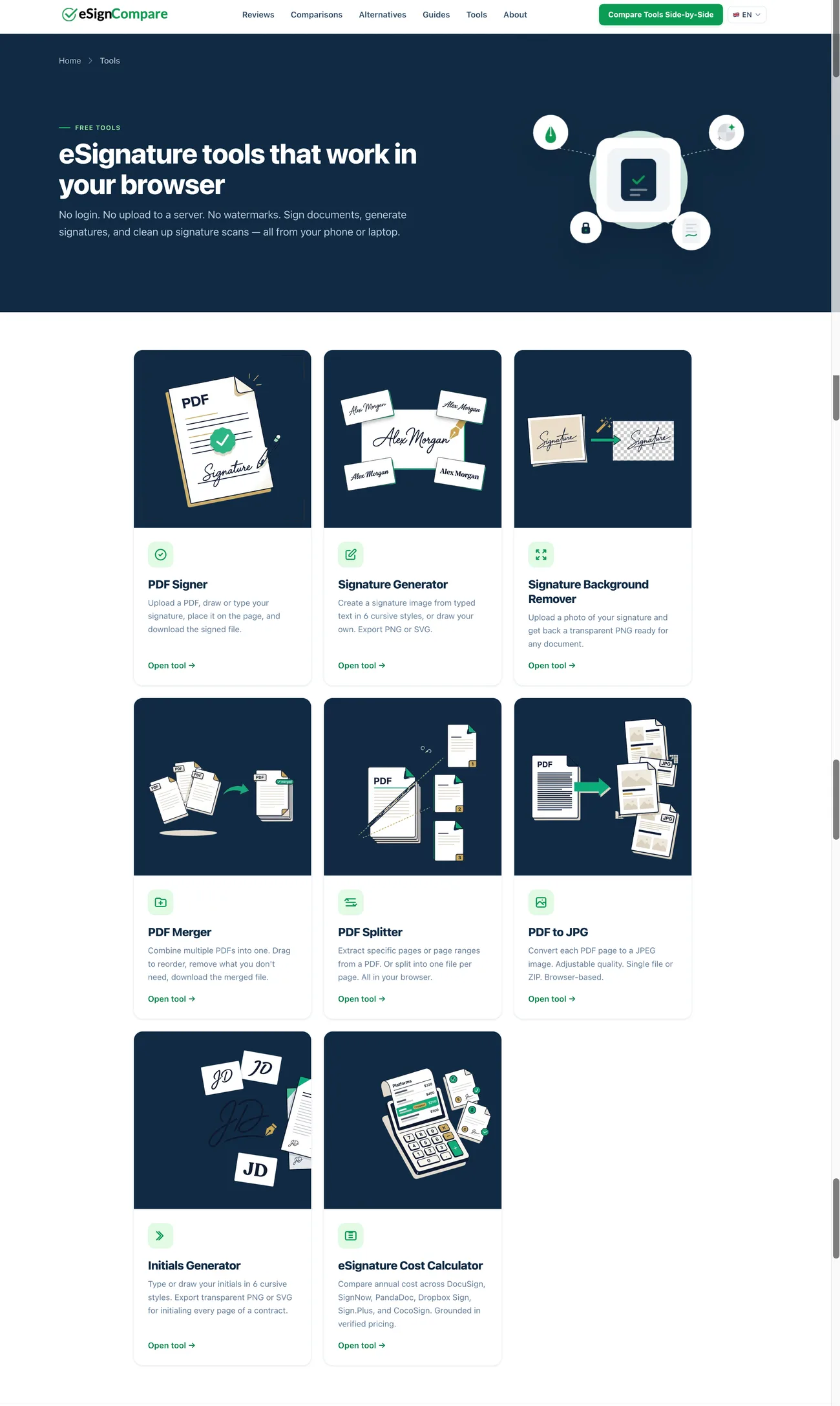 eSignCompare — screen 3